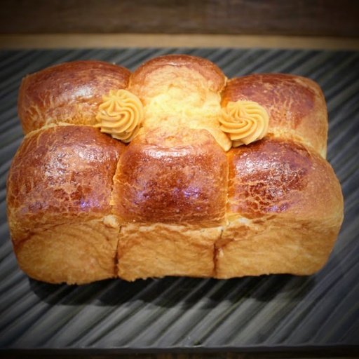 Brioche Recheado de Doce de Leite